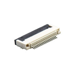 Pitch 0.50mm 90°H2.00mm 前掀盖下接触卧贴 FPC